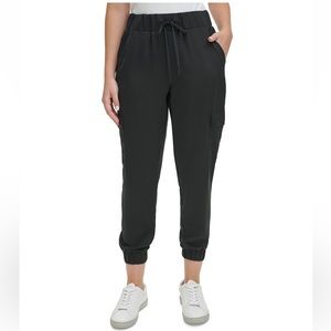 Calvin Klein Women's Pull-On Cargo Ankle Joggers